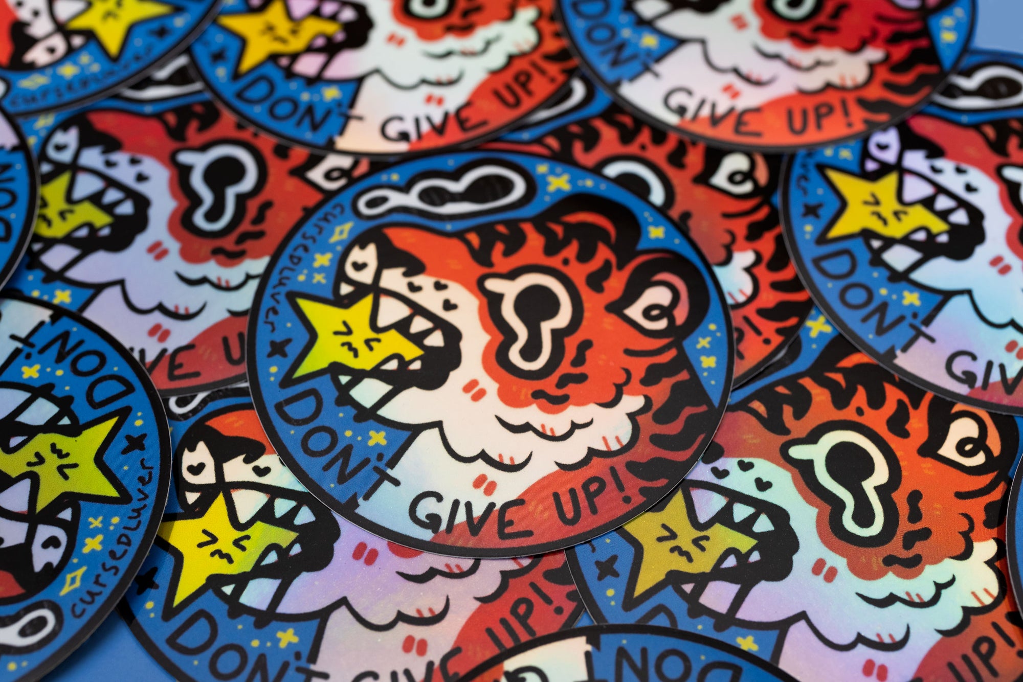 "dont give up" sticker