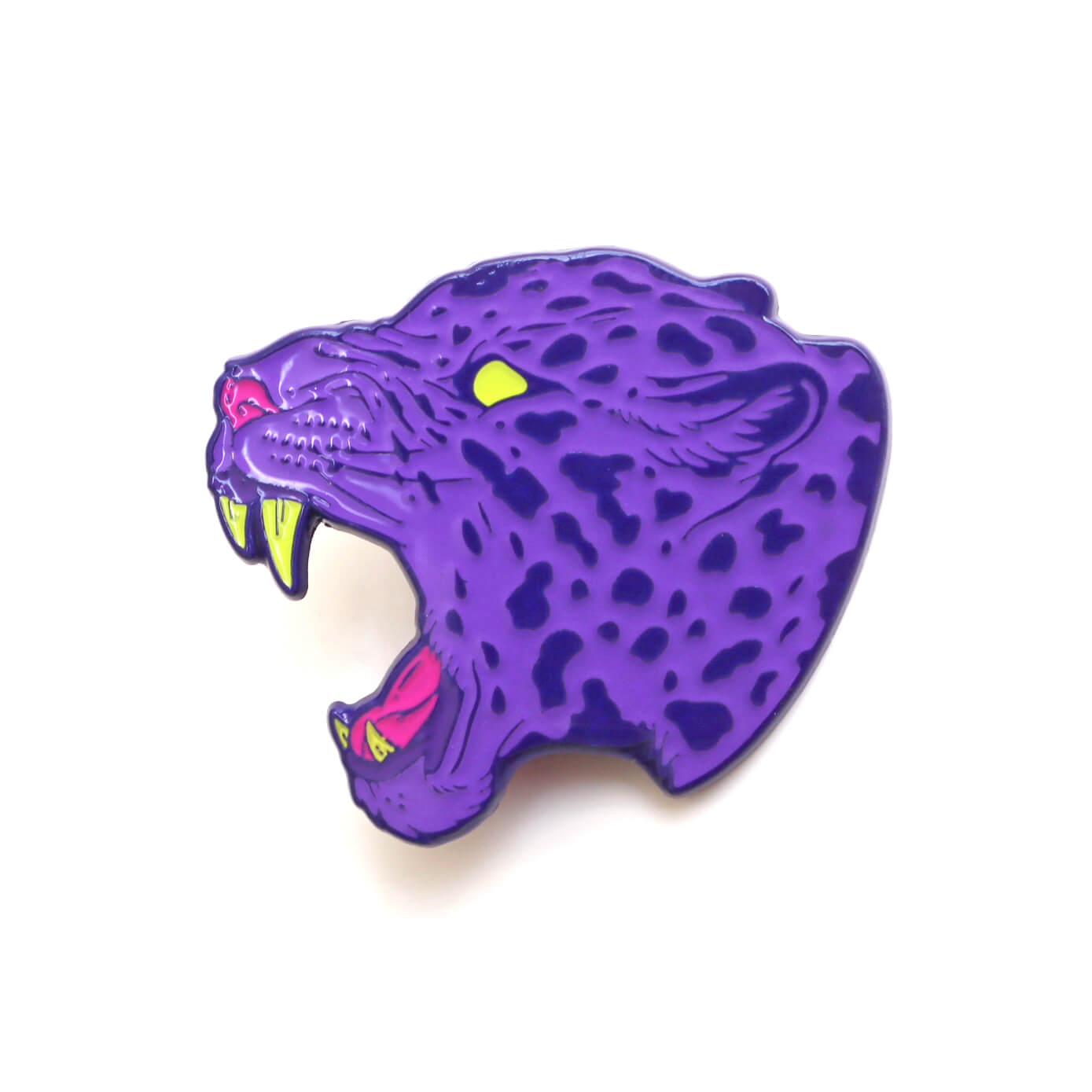 Neon Leopard Enamel Pin