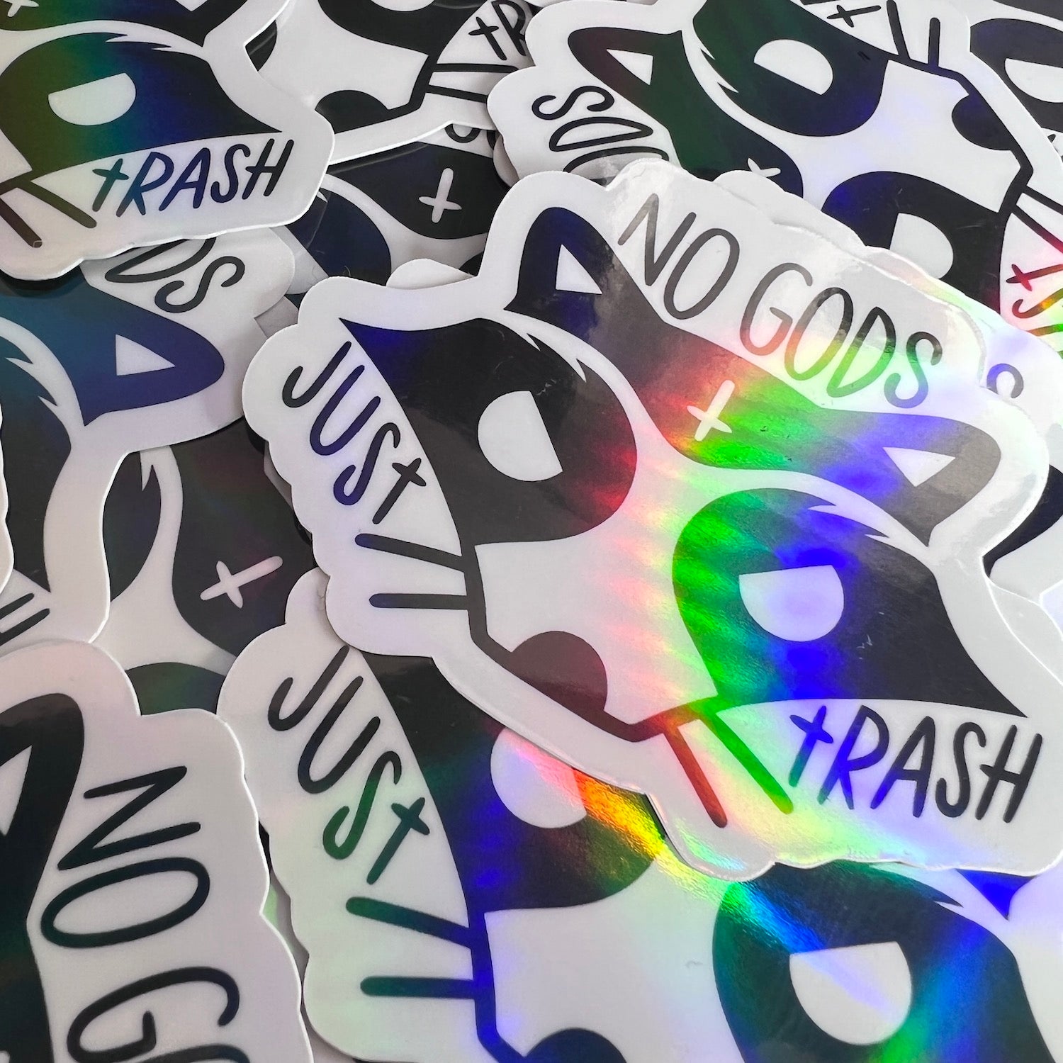 No Gods, Just Trash Sticker