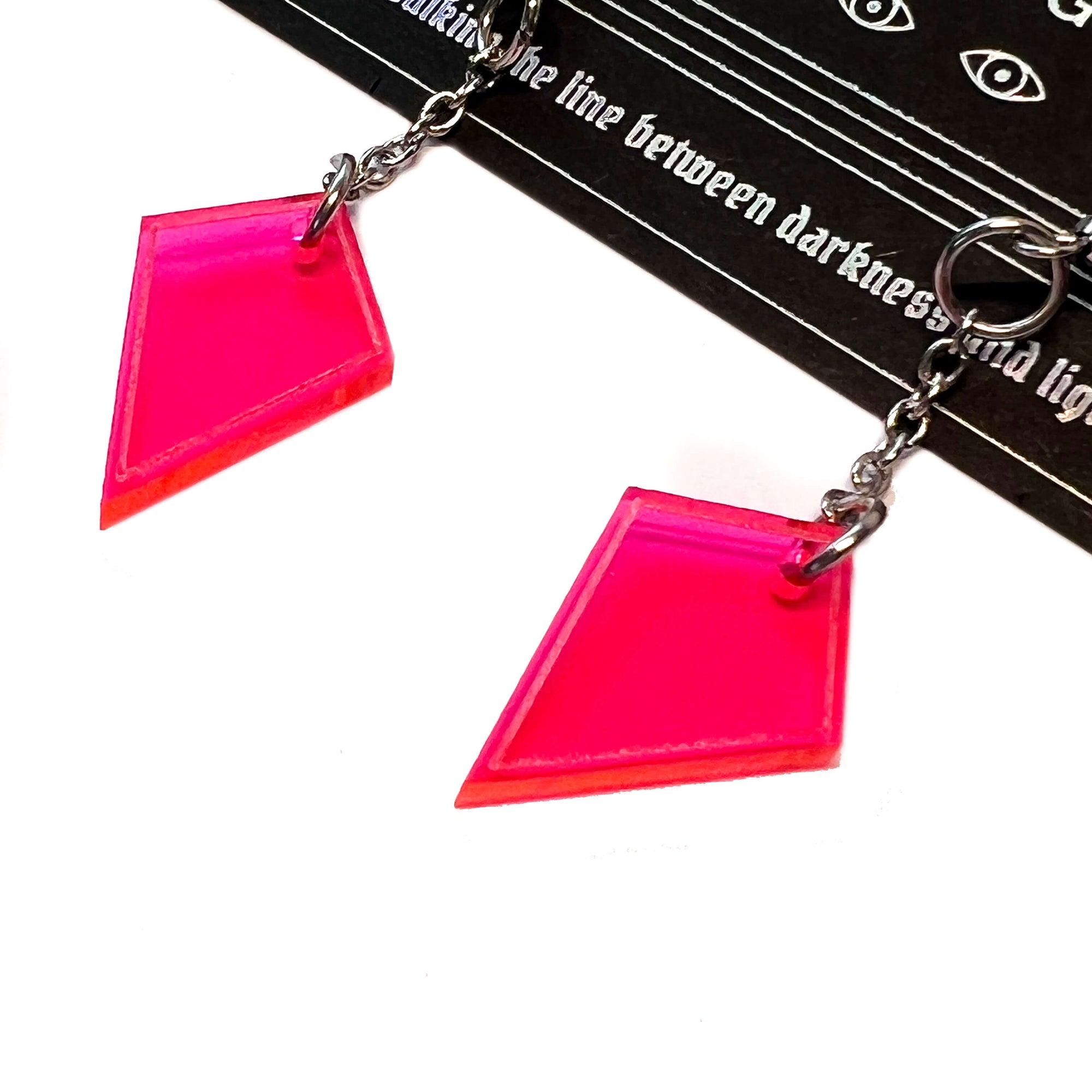 Neon Diamond Earrings