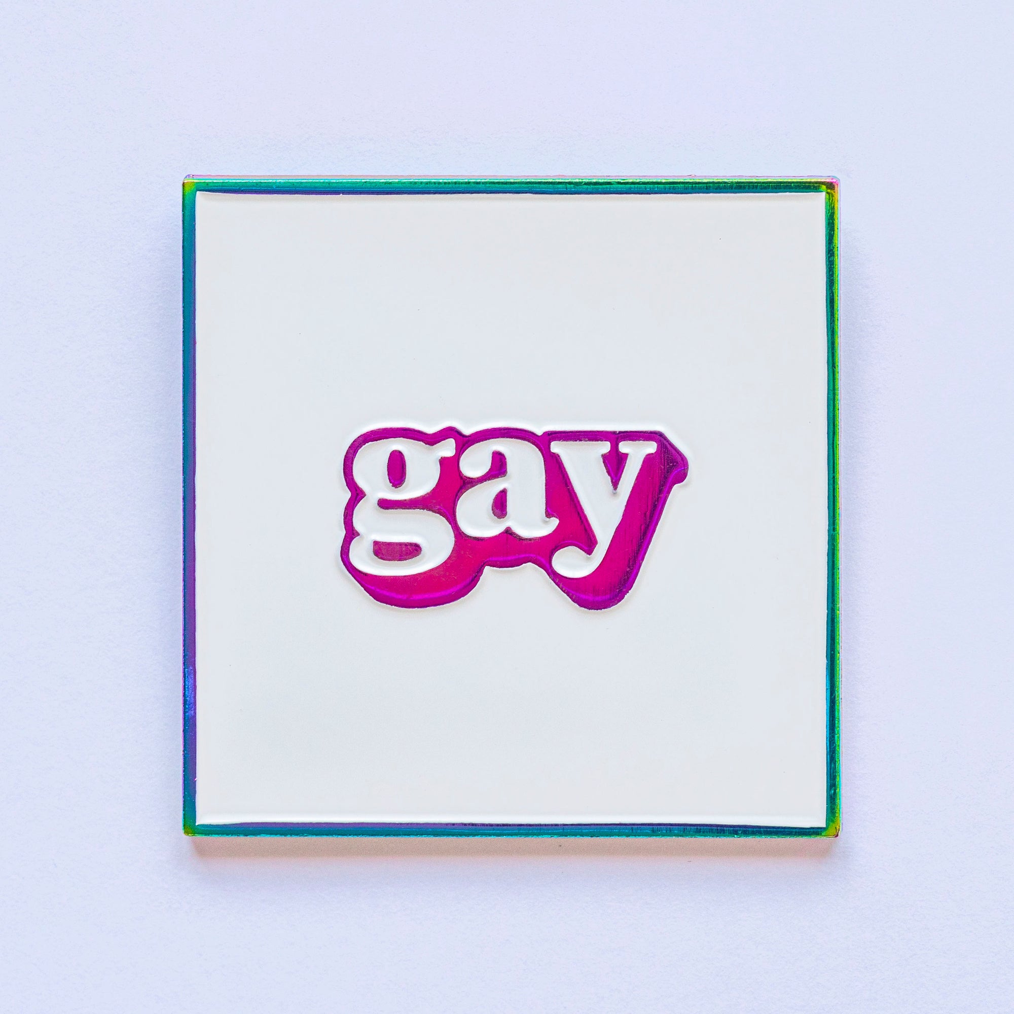 Gay Rainbow Enamel Pin