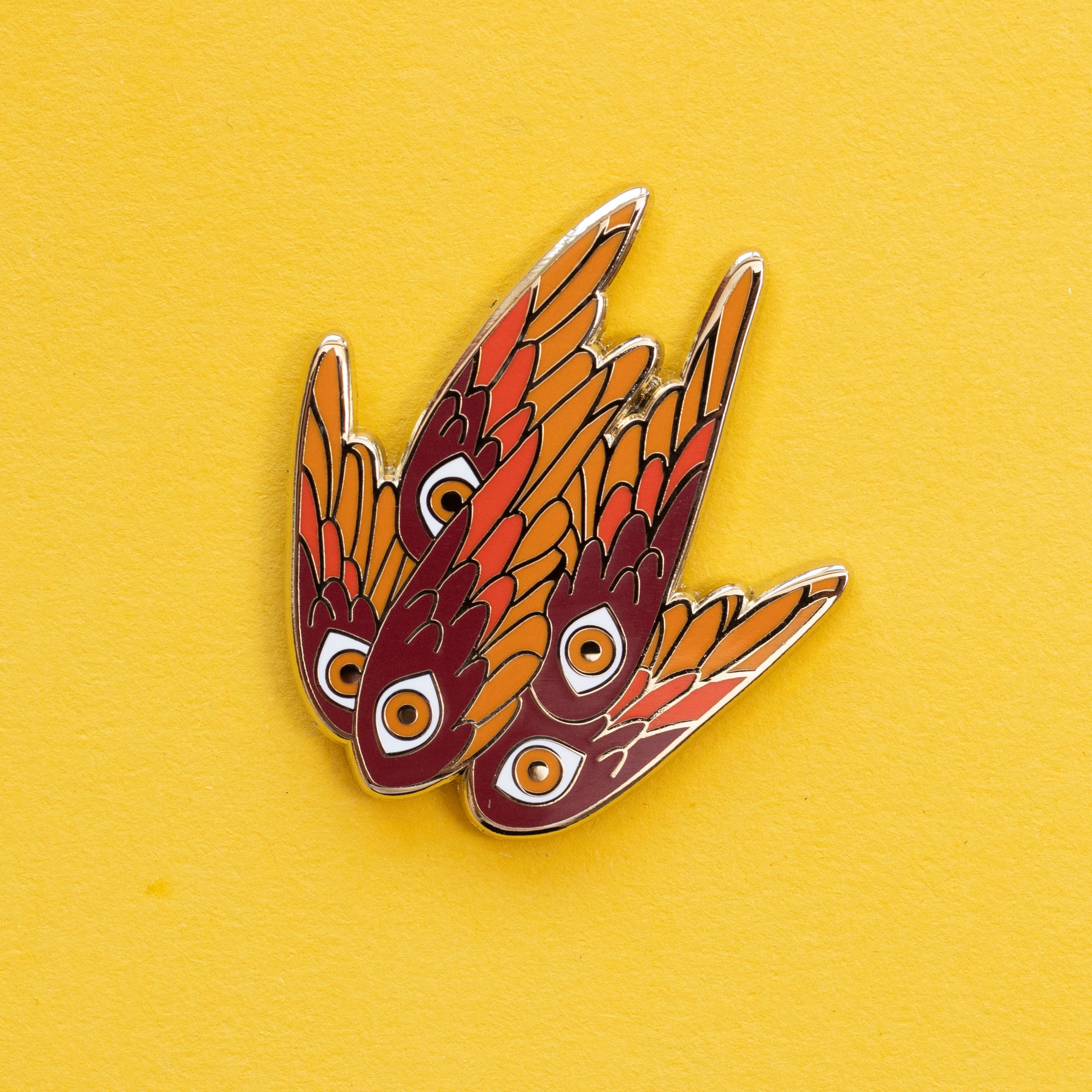 Flying Seraphim Pin - Red