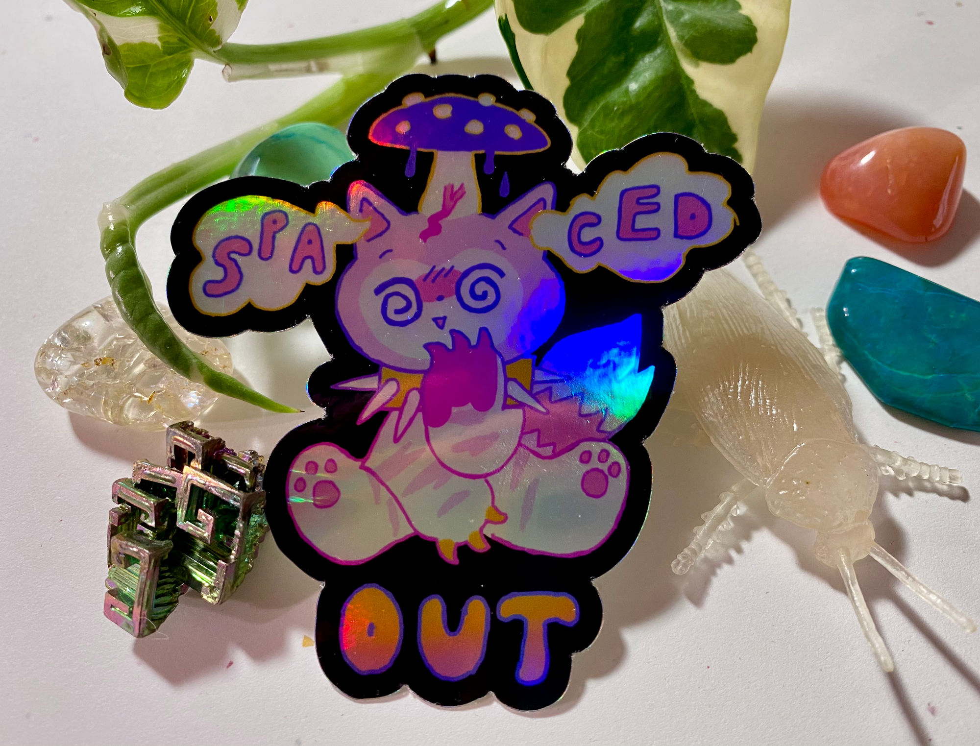 Spaced Out Holo Sticker