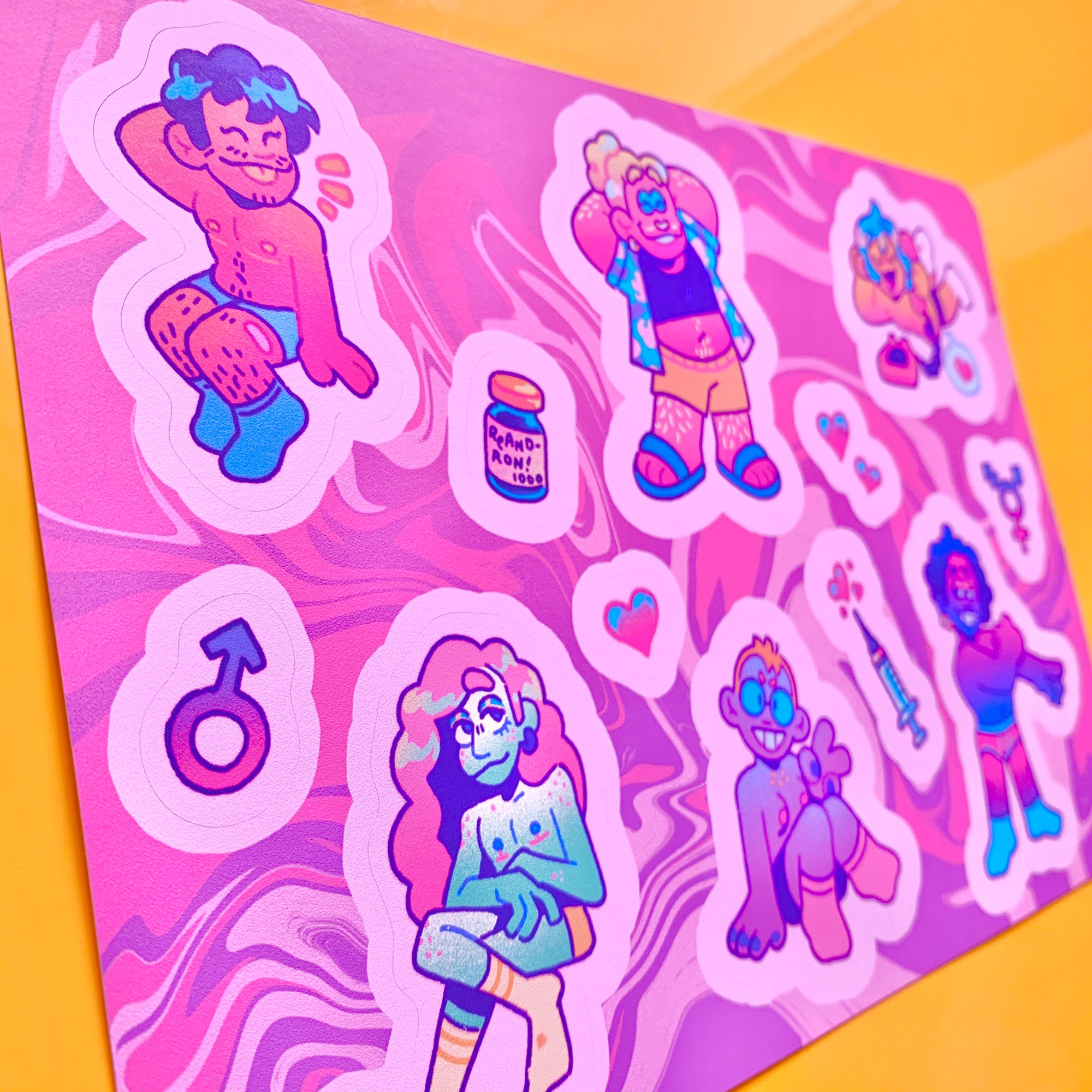 Trans Masc Love Sticker Sheet